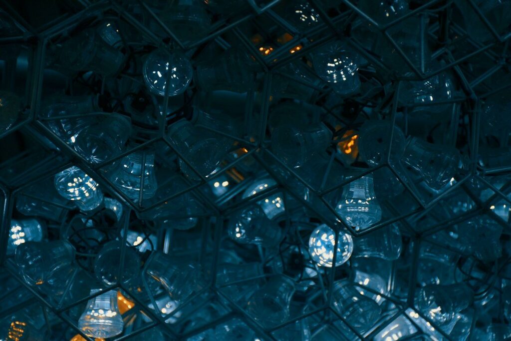 light bulbs turned off