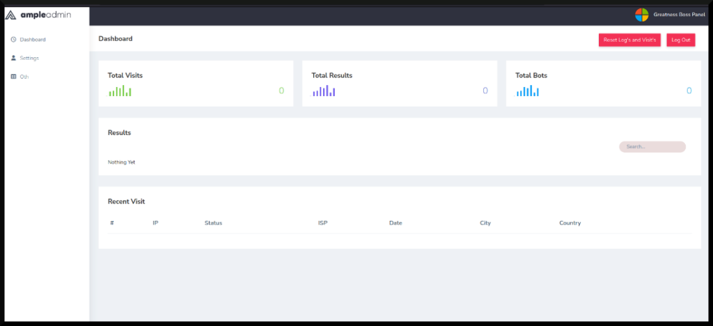 Greatness Dashboard 