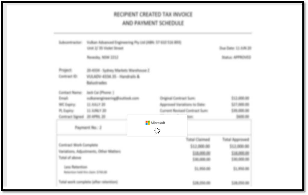 Greatness fake tax invoice 